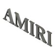 amiri-logo-3d-print-text-sign-oblique-view.jpeg AMIRI 徽标 3D 打印包 - 文字标志和蜘蛛字母墙艺术 (OBJ)