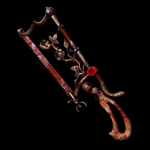 🌹 Rose Decay of Nurse from Dead by Daylight・ STL File for ・Cults