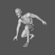 13.jpg Decorative Man Sculpture Low-poly 3D model