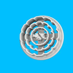 Cortante_EscarapelaMalvinas-v3.png STL file Malvinas Argentinas Badge Cutter and Stamp・3D printable model to download