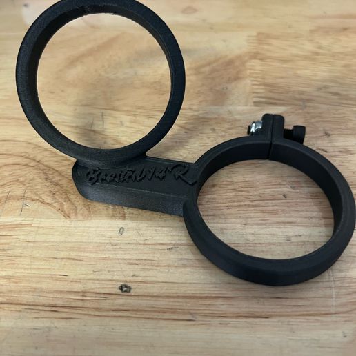 50mm Fork Gauge Mount (Left Side) 3D model