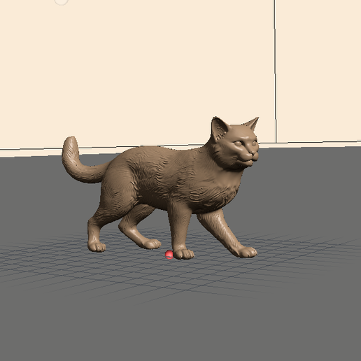 🐱 Standing Cat STL・ STL File for 3D printing・Cults