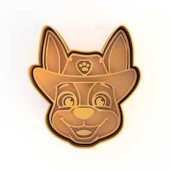tracker-v1.png STL file PAW PATROL COOKIE CUTTERS・3D printable model to download, 3D_Rodriguez