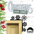 027a.jpg 🎅 Christmas door corners vol. 3 💸 Multipack of 10 models 💸 (santa, decoration, decorative, home, wall decoration, winter) - by AM-MEDIA