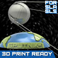 cults_ava.png Sputnik - 1 for SLA printers 3D print model
