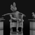 Comp 1_00000.jpg Deadmau5 On Chair Gun Aim at Mice 3D print model