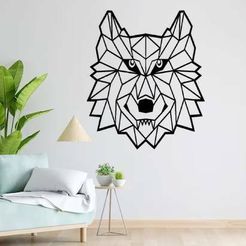 wolf-2.jpg Wolf Face - Wall Art Sculpture