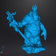 hobbitgoblinking6.jpg GOBLIN KING MINIATURE MODEL FOR FANTASY GAMES DND RPG