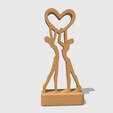 Shapr-Image-2024-03-22-201119.png Man Woman Love Sculpture, Love Statue, Couple holding heart above, Couple In Love, Home Decor, Valentine's Day, Wedding Anniversary