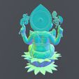 5.jpg Lord Ganesha - 3D göttliche Skulptur für 3D-Druck