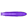 Retro_Rocket_2_rep.stl STL file Retro Spaceship・3D printing template to download