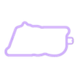 913_cutter.stl USA TEXT COOKIE CUTTER MOLD