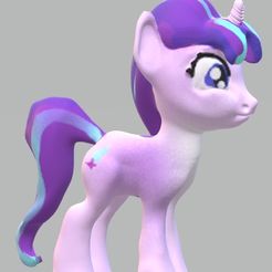 poney vintage violet.jpg STL file Starlight Glimmer・Model to download and 3D print