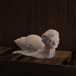 snail.png STL file Grumpy Snail・3D printable design to download