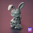 rabbitskeleton-stl-vodoo-3dprintables-stl-ss3dprintables-4.jpg Zombie Bunny STL Skully Snuggle  3d