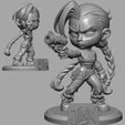 jinx-render-6.jpg Jinx Chibi STL Figure – 3D Printable Fan Art