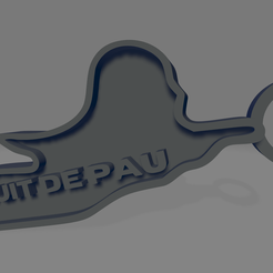 Circuit-de-Pau.png STL file Circuit de Pau keychain・3D printing design to download