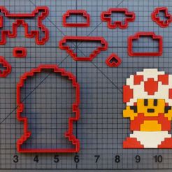 Super Mario - Luigi 266-A031 Cookie Cutter Set