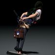 Camera01.jpg anime JK girl with sword -cute female-shy Japanese JK -school uniform  -3D print model