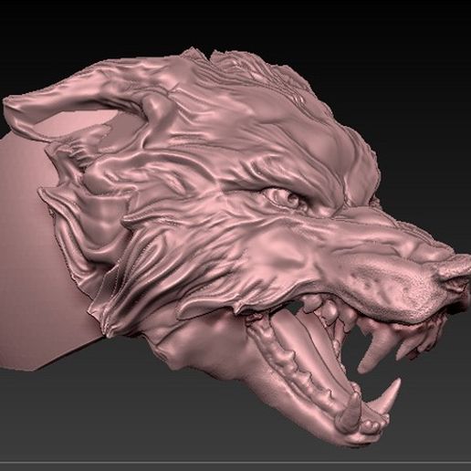Wolf Ring 3D model