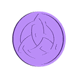 Dessous a Verre Triquetra.stl TRIQUETRA COASTER