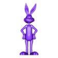 Bugs_Bunny2.stl Bugs Bunny-classic cartoons Fanart--standing pose-FANART FIGURINE