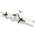 Main.jpg SkyRaptor FX-9 – Fixed-Wing Drone 3D Model | Long-Range UAV RC Aircraft Functional STL