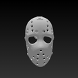 ImageToStl.com_1a5d890acd574575aca820addb94a781_stl.png Classic Horror Hockey Mask 3D Model #halloweenstl