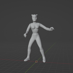 cdun1.png Fichier 3D Fast Food Kitty Girl Articutaled・Modèle à imprimer en 3D à télécharger