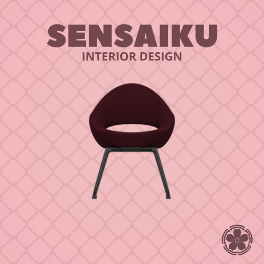 Miniature Replica 1:12 René Holten 37. Artifort SHARK Chair for Miniature Dollhouse - 3D Print Instant Download - Miniature Furniture Designer Series