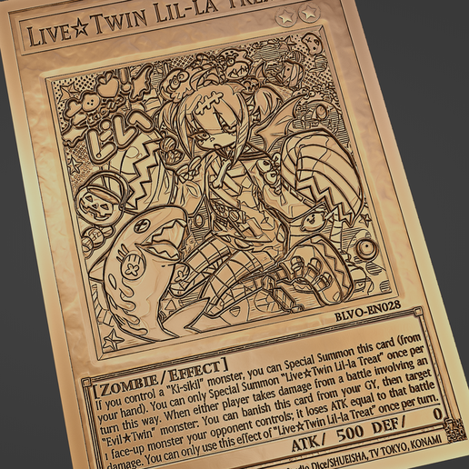 live twin lil-la treat - yugioh STL File for Cults