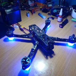 WhatsApp_Image_2020-01-16_at_21.28.57.jpeg Download free STL file LED arm foot for racing drone (matek) • 3D print object, corristo25
