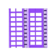 28mm_roof 7.stl Large modern factory with glazed shed roof, multiple accesses, and brick walls (10) - Modern WW2 WW1 World War Diaroma Wargaming RPG Mini Hobby