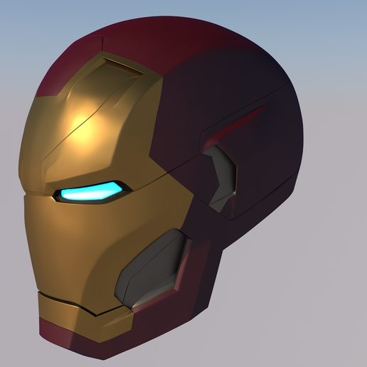 mk-46_2.png Download file Iron Man Mk 46 Helmet • 3D printer design, BlackHawk