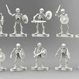SkellSword1.JPG Skeleton Warrior - 28mm wargames fantasy miniature V2 Redux