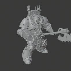 01.png STL file Traitor Space Warrior Terminators - 28mm miniature - tabletop wargame・Template to download and 3D print