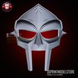 MF_Doom_Mask_Halloween_Cosplay_Props_3D_Print_Model_Store_STL_File_08.jpg MF Doom Mask Metal Face Gladiator Cosplay, Halloween, Props