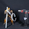 99.jpg Rifle and Ammo Belt for Transformers WFC Dinobot