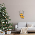 Reindeer-I-Wall-Decor-Color-Simulation.png Christmas: Reindeer I Wall Decor