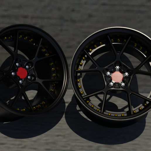 Wheel Rotiform KPS 3P - Cults3D 3D Model | 3Drop