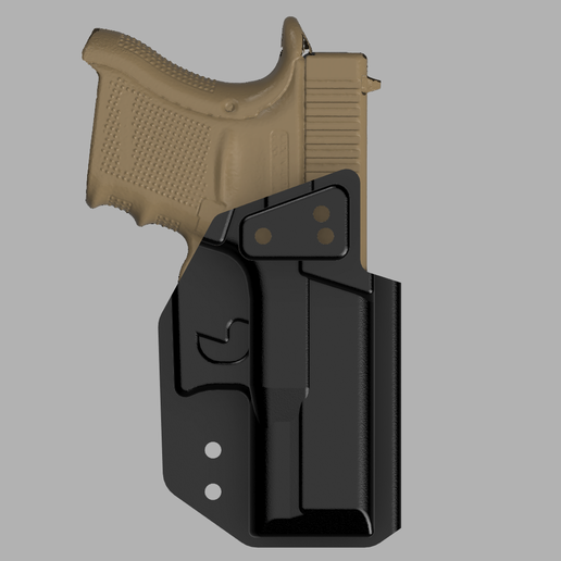 Glock 29 / 30 IWB COMPRESSION MOLD - 3D model önizlemesi