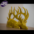 9.png Deer with huge antlers