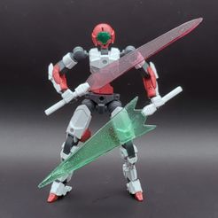IMG_20230504_162607.jpg Free STL file Beam Sword, Mecha Model Accessory・3D print object to download