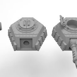 M'khand-Chimedon.704.jpg Download free STL file Interstellar Army Armoured Flame Tank Turret • 3D print template, Mkhand_Industries