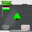 34.png Christmas Tree Ornament & Magnet – Print-in-Place (No Supports)