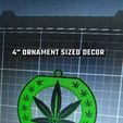 345526864_236461915681784_7579578063575637645_n.jpg Cannabis leaf Ornament / Magnet / Wall decor / 420 leaf / MaryJane leaf wall decor