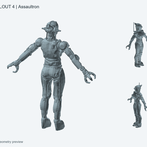 Fallout 4 Assaultron STL