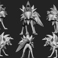 lycanroc-dusk-4.jpg Pokemon - Lycanroc Dusk with 2 poses