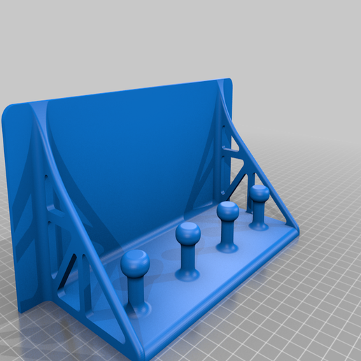 🔑 Key Hanger Shelf use with Command Strips・Free 3D File for ・Cults