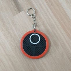 keychain_circle1.jpeg STL-Datei Tintenfisch-Spiel - Schlüsselanhänger kostenlos・Design für 3D-Drucker zum herunterladen